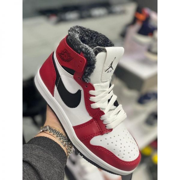 Ghete Imblanite Nike Air Jordan Red